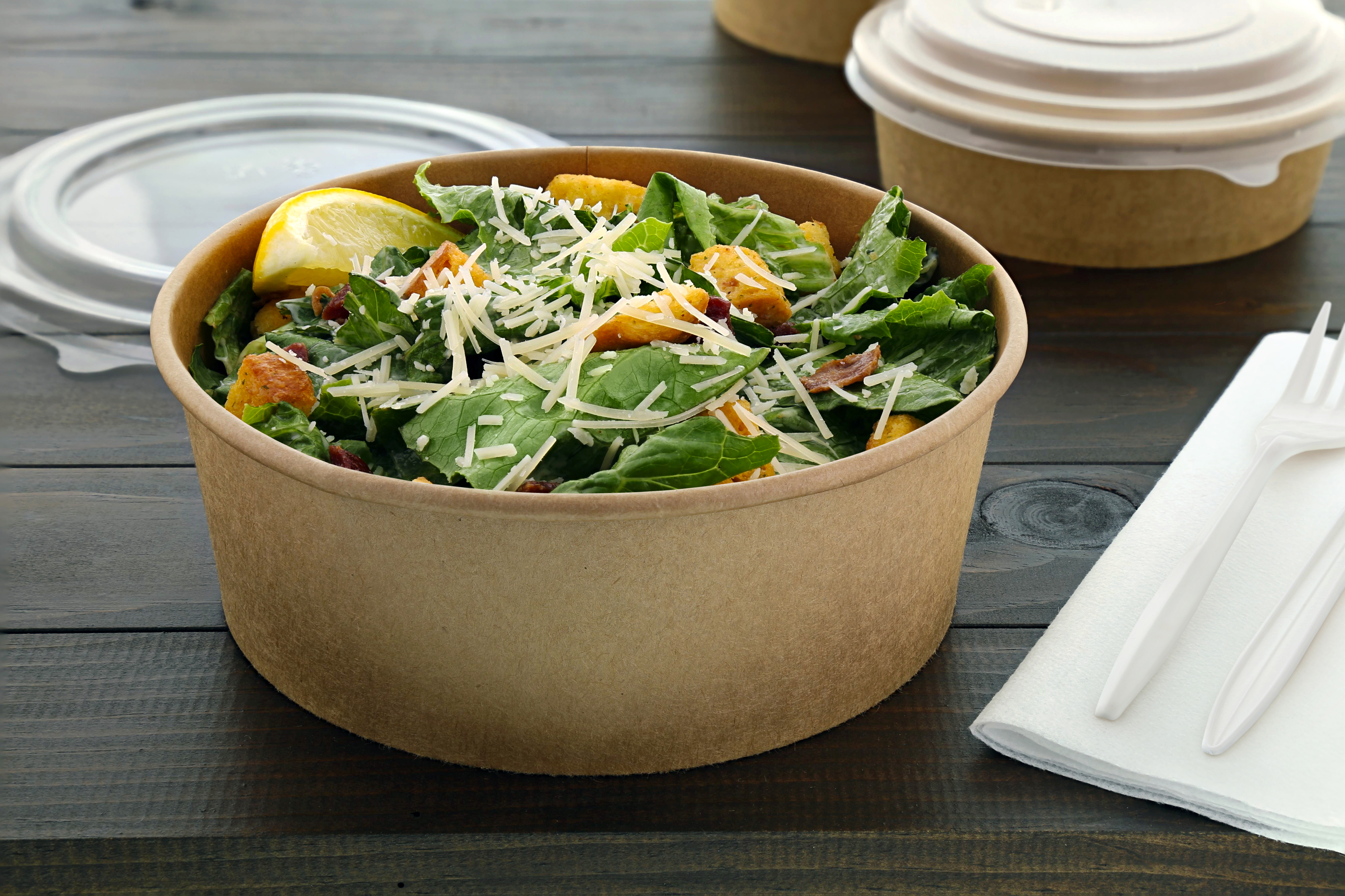 Kraft Paper Takeaway bowl for foodservice